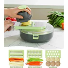 Cortador De Verduras Multifuncional 9 En 1 Picador Mandolina 4