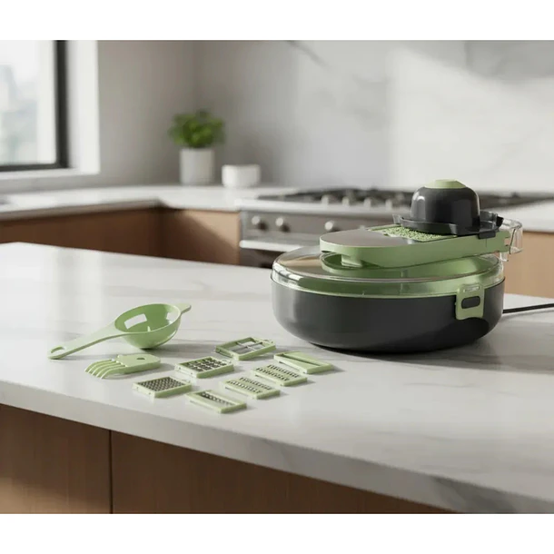 Cortador De Verduras Multifuncional 9 En 1 Picador Mandolina 5