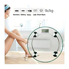 Pesas Balanza Bascula Digital Baño Circular Vidrio Templado 4