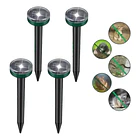 Packx4 Repelente Ahuyentador Ultrasónico Solar Para Ratones 1
