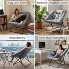 Silla Plegable Platillo Acolchada Living Dormitorio Cuadrada 3