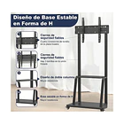 Soporte Tv Rack Movil Con Ruedas 32 A 75 Pulgada Negro 1700s 3