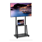 Soporte Tv Rack Movil Con Ruedas 32 A 75 Pulgada Negro 1700s 1