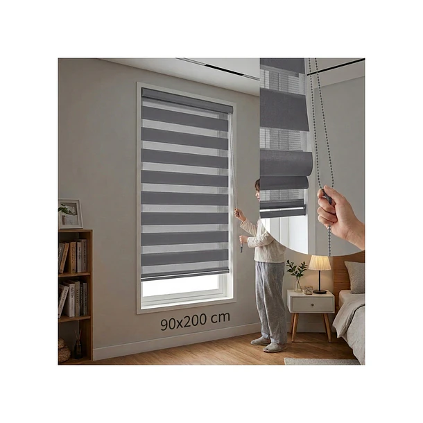 CORTINA ENROLLABLE ZEBRA PREMIUM - 90x200 CM 9