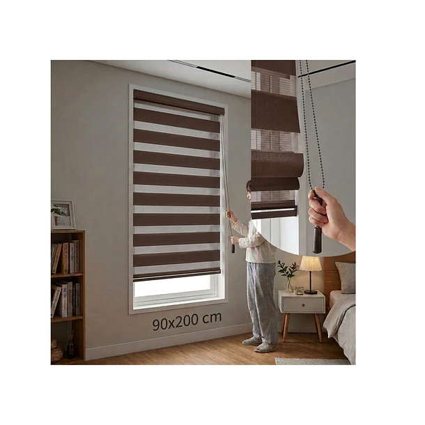 CORTINA ENROLLABLE ZEBRA PREMIUM - 90x200 CM 12