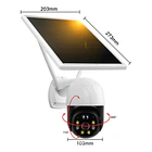 Cámara De Seguridad Solar Wifi 4g Ultra Hd Con Triple Lente 2