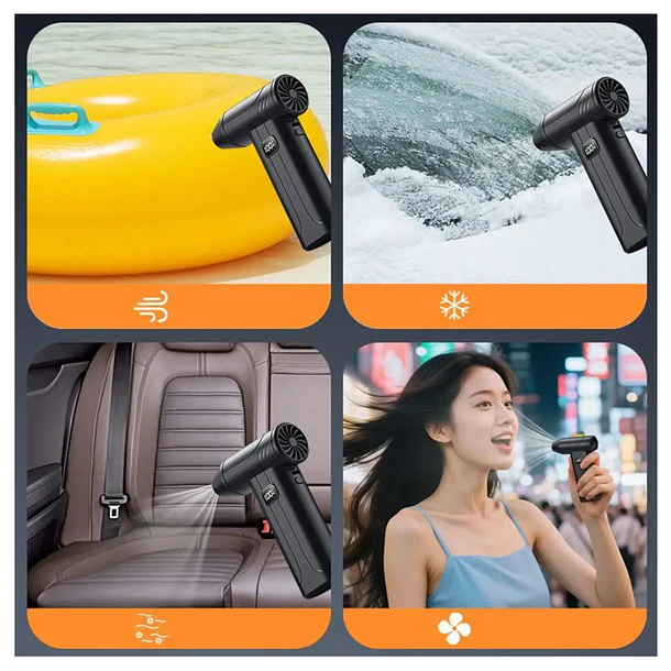 Soplador De Aire Portátil Inalámbrico X9 Para Limpieza Profunda  4