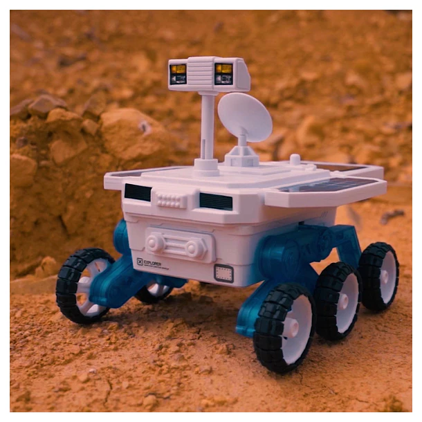 Juguete De Construcción Carro Solar Y A Batería 4x4 6 Ruedas 6