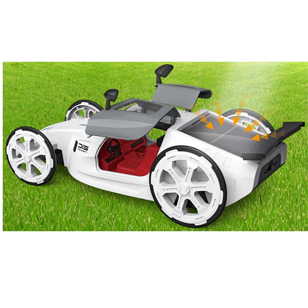 Juguete Armable Solar Auto Deportivo Kit De Construcción 4