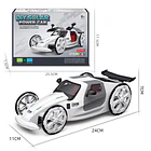 Juguete Armable Solar Auto Deportivo Kit De Construcción 5