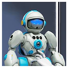 Robot Interactivo Inteligente Mecha Smart Con Control De Voz y Modulador para Niños 3+ 4