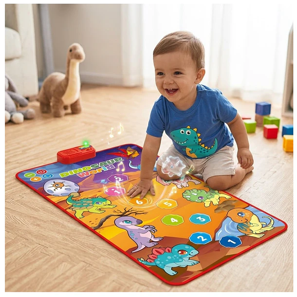 Alfombra Musical Juego Interactivo Toca Y Aprende 100x60 Cm  1