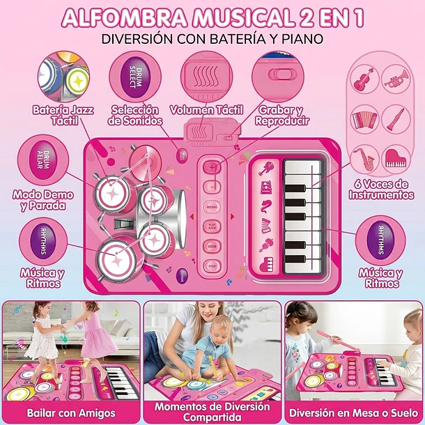 Alfombra Musical 2 en 1 