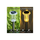 Set 24 Focos Estacas Solares Led Exterior Jardín Terraza 33cm 5