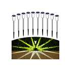 Set 24 Focos Estacas Solares Led Exterior Jardín Terraza 33cm 7
