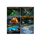 Pack 4 Lámparas Solares De Jardín Estaca Led Exterior Impermeable 3