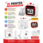 Mini Cámara E Impresora Térmica Instantánea Infantil MD 4
