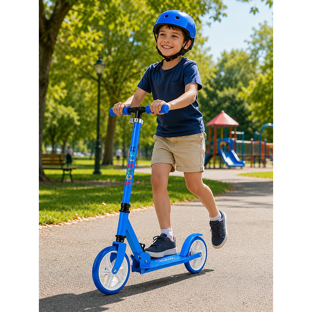 Scooter Infantil Ajustable Y Plegable Ruedas Grandes De Pu CF SIN CASCO  5