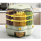 Dispensador De Arroz Y Granos Giratorio 360° Multiuso De 7 litros MD 4