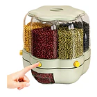 Dispensador De Arroz Y Granos Giratorio 360° Multiuso De 7 litros MD 1