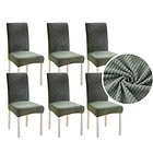 Pack X6 De Fundas Para Silla Elástica Ajustable Texturizada CF 15