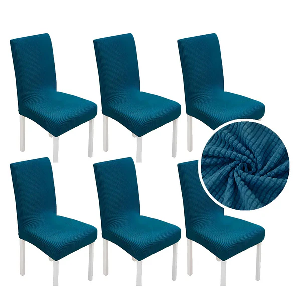 Pack X6 De Fundas Para Silla Elástica Ajustable Texturizada CF 19