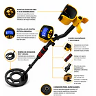 Detector De Metales Gold Sniper Oro - Monedas Pantalla Lcd 7