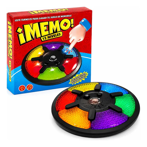 Juego De Memoria ¡memo! Con Luces Y Sonidos 15 Niveles CF