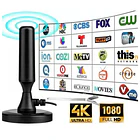 Antena Digital Hd Tv Interior Y Exterior Recepción 360° Base Magnetica 2