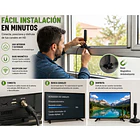 Antena Digital Hd Tv Interior Y Exterior Recepción 360° Base Magnetica 6
