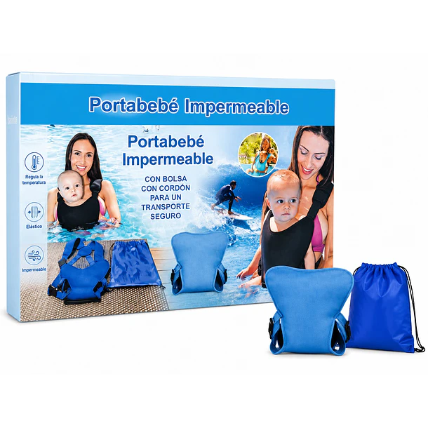 Portabebés Mochila Impermeable Para Agua Piscina Y Playa CF 1