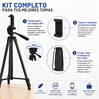 Trípode Ligero Para Cámara Y Celular Giro 360 Con Funda NL 2
