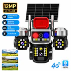 Cámara De Seguridad Solar 12mp 4g 3 Lentes Ptz V380 Pro NL 5