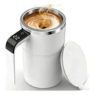 Taza Mezcladora Magnética Automática Acero 304 Con Indicador De Temperatura NL 9