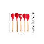 Set de Utensilios de Cocina de Silicona 12 Piezas Color Rojo 3