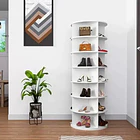 Zapatero Giratorio Cilíndrico 7 Niveles 159.5cm Organizador de zapatos/carteras  TN 5