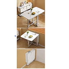 Mesa De Comedor Plegable Multiuso Efecto Mármol 120x60x75cm TN 3