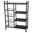 Estante Organizador Multiuso Con Ruedas Y Canastas 120x32x80CM DN 1