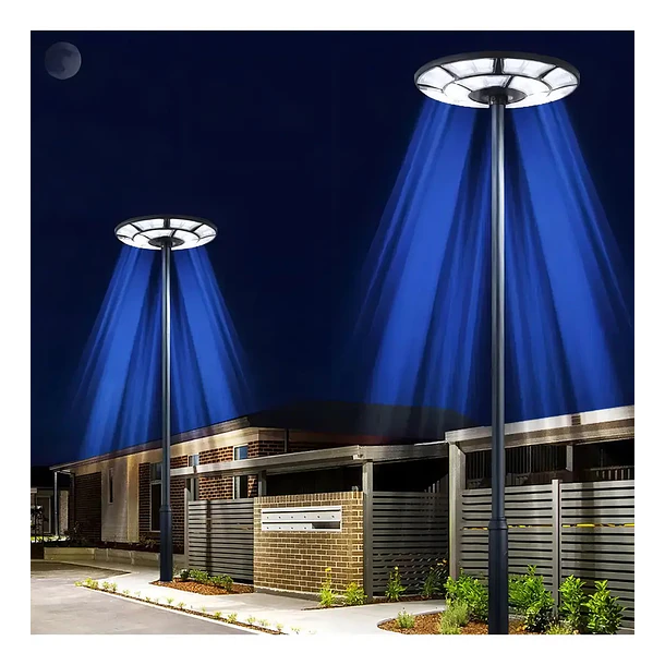 Foco Lámpara Solar Tipo Cúpula + Brazo De Soporte + Control Remoto 1000w DN 4