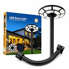 Foco Lámpara Solar Tipo Cúpula + Brazo De Soporte + Control Remoto 1000w DN 1
