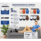 Perchero Organizador De Pared Para Gorras, Jockeys, Multiuso TN 4