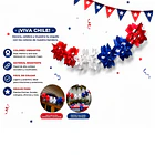 Packx2 Guirnaldas Chilenas De Papel Tricolor Fiestas Patrias COD18025 2