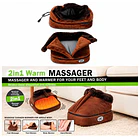 Bota Calefactor Calienta Masaje Pies Cuello Espalda Abdomen  2
