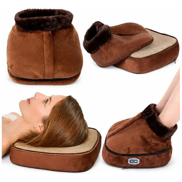 Bota Calefactor Calienta Masaje Pies Cuello Espalda Abdomen  4