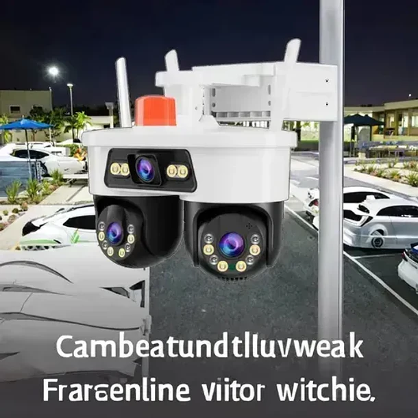 Cámara De Vigilancia Seguridad Jortan8 Sistema Alarma Ip66 MD  4