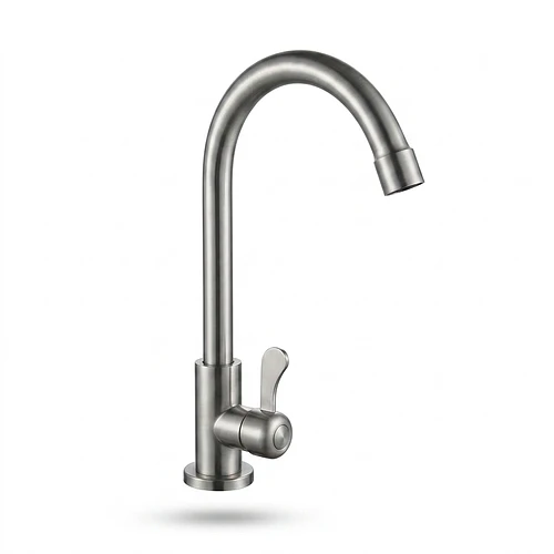 Grifo De Cocina Acero Inoxidable Grifo Giratorio Hogar 