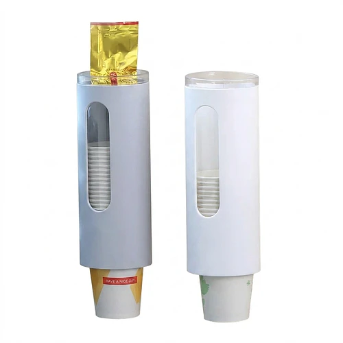 Pack 2 Dispensador De Vasos Desechables Porta Vasos Agua CF 