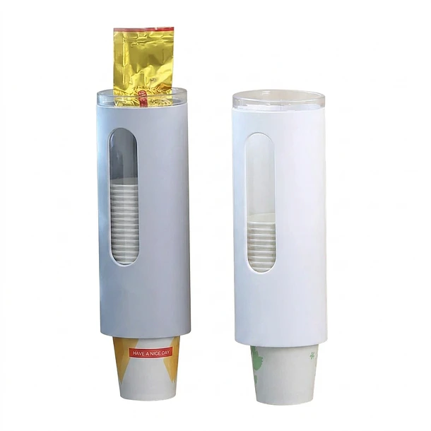 Pack 2 Dispensador De Vasos Desechables Porta Vasos Agua CF  1