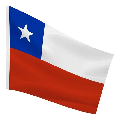 Bandera De Chile 60x90 Cm Fiestas Patrias 