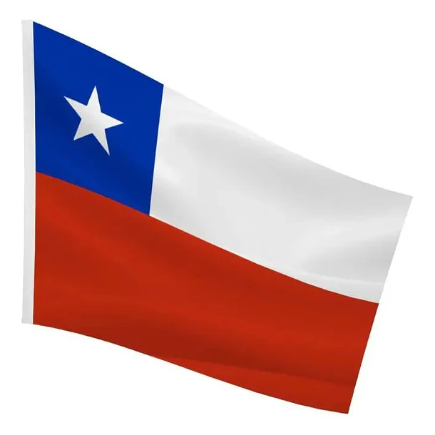 Bandera De Chile 60x90 Cm Fiestas Patrias  1